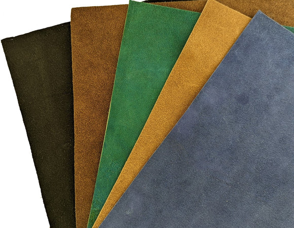 Suede leather sheets size 30 cm x 30 cm