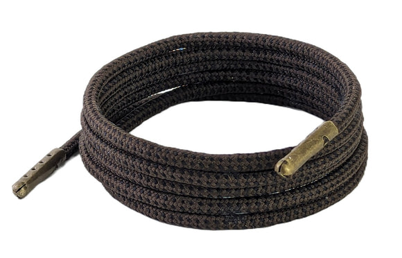 Shoelaces & Boot laces Brown with black fleck 4 mm round