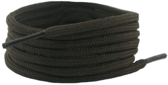 Dark brown 140 cm long laces