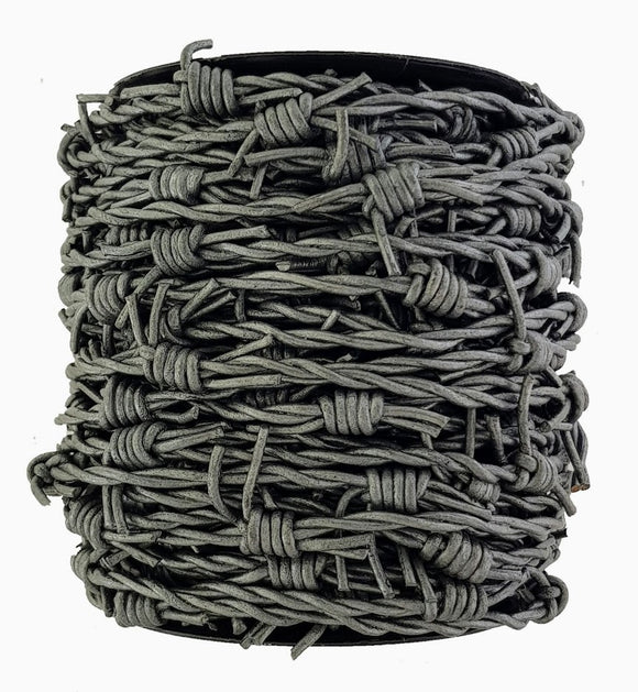 Fake Barbed wire Grey steel colour