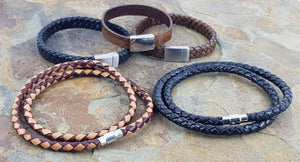 Leather Bracelets & Necklaces