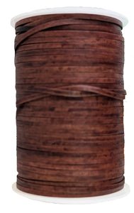 Leaher cord 3 mm x 1 mm peanut brown