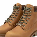 shelaces and boot laces Green and brown fleck 5 mm round.