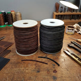 Black or Brown 4 mm Round Leather craft Cord
