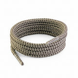 Beige shoelaces and boot laceswith clear finishing lace tips