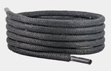 Black wax cotton shoelaces & Boot laces 120 CM LONG X 5 MM ROUND
