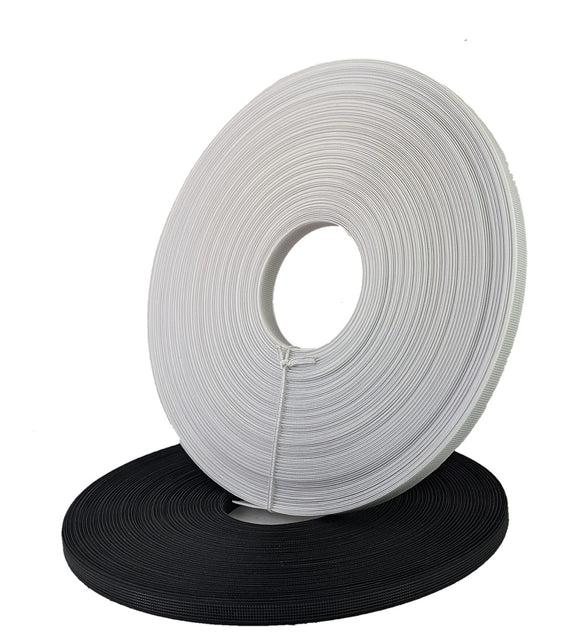 10 mm Polyester Boning Tape Black and White 1 Roll 40 meter