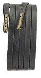 Brown Flat 8 mm wax cotton Shoelaces & Boot laces