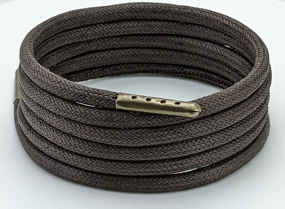 Shoelaces & Boot laces wax cotton 5 mm round