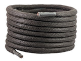 Brown Shoelaces boot laces waxed cotton 200 cm long 5 mm round