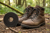 Shoelaces and Boot laces dark brown waxed cotton boot laces 180 cm long