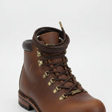Dark brown 4 mm round leather laces