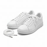 White sneaker trainer laces 8mm ide cotton