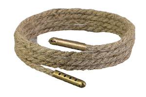 Hemp rope look shoe and Boot Laces 3 mm round