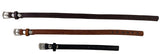Leather strips 10 mm wide with buckle