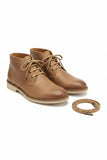 brown wax cotton 4mm wide flat shelaces ad boot laces