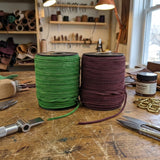 Burgundy or Green 3 mm Round craft cord