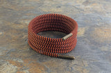 Shoelaces and Boot round Laces Black and Orange fleck