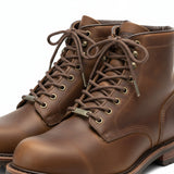 Brown and Beige 5 mm rund shoelaces and boot laces.