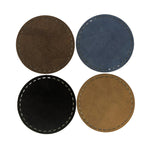 Round repar patch suede 4 colours