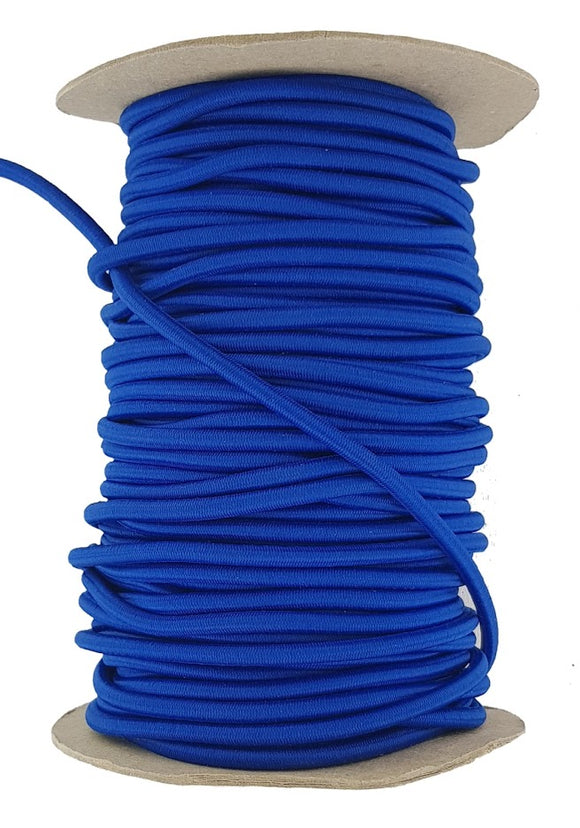 Elastic Cord 4 mm round Royal Blue