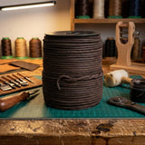 Dark Brown 3 mm Round Leather craft Cord 2,3,4.5. Metre Lengths