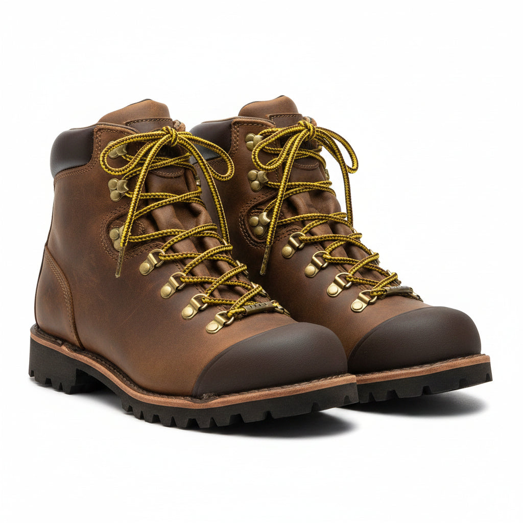 Yellow & brown fleck Shoelaces and Boot laces 4 mm round