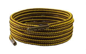 Yellow & Brown fleck shoelaces & Boot laces