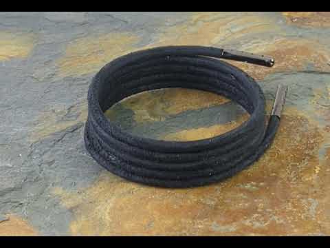 Leather shoelaces and Boot laces Heavy Duty 4 mm round