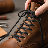 Shoelaces & Boot laces 120 cm 5 mm round waxed Cotton Black show lace up in boots