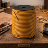 tan brown 3 mm round leather cord