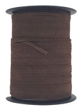 Brown 3 mm wide suede leather Craft cord