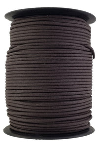 Dark Brown cotton craft cord wire 3 mm thickness.