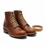 Light brown/Beige Leather laces 3 mm square