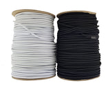 Black or White 4 mm Round diameter Bungee elastic cord